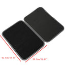 Universal 4pc Front Rear PVC Car Van Floor Mat Carpet Non-Slip GRIP Feet Pattern