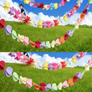 Colorful Paper Pulled Navidad Decoration Flower Wedding Backdrops Party Bab Q5B2