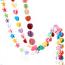 Colorful Paper Pulled Navidad Decoration Flower Wedding Backdrops Party Bab Q5B2