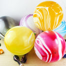 10pcs 12inch New Christmas Marble Agate Latex Balloon Marblezided Wedding P A1E7