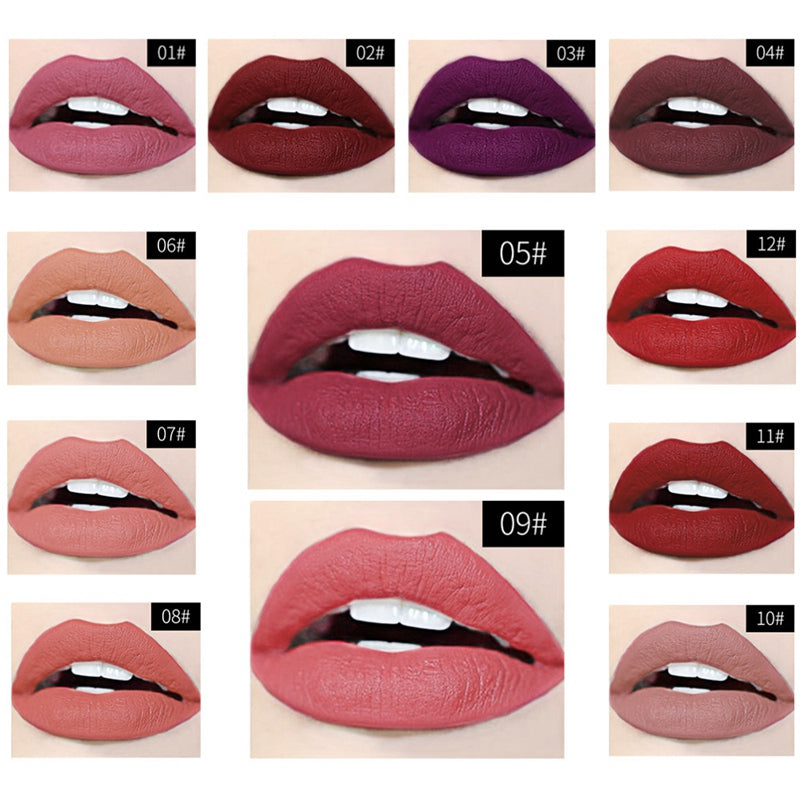 Niceface Waterproof Matte Liquid Lipstick Lips Tattoo Tints Makeup Sheer Mo L6K5