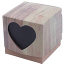 25pcs Candy Boxes Love Rustic Kraft Bonbonniere With Burlap Jute Shabby Chi V1D5