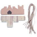 25pcs Candy Boxes Love Rustic Kraft Bonbonniere With Burlap Jute Shabby Chi V1D5