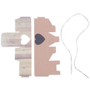 25pcs Candy Boxes Love Rustic Kraft Bonbonniere With Burlap Jute Shabby Chi V1D5