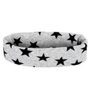 Kids Boys Girls 3Pcs Set Stars Prints O-Ring Scarf Neckerchief+Cute Beanies A4K9