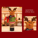Christmas Bottle Wine Cover Bag Christmas Decoration Mood Table Decoration  J2C9
