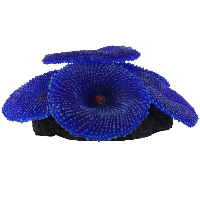 Artificial Aquarium Fish Tank Decoration Coral Sea Plant Ornament Silicone  N8F1
