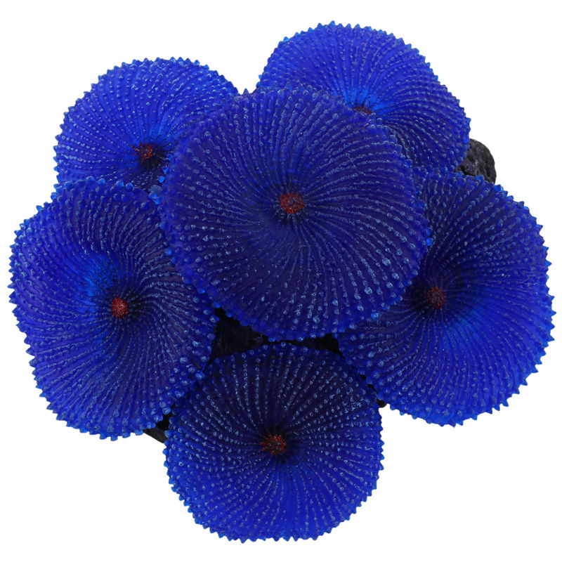 Artificial Aquarium Fish Tank Decoration Coral Sea Plant Ornament Silicone  N8F1