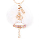 Fashionable Creative Diamond Crystal Rhinestone Keychain Bag Charm Pendent  S4P4