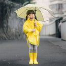 7th Children Cloak Raincoat Boy Girls Waterproof Poncho with 3M Reflection Strip  For Children Rain Coat