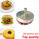 Pizza Kitchen Tools Stainless Steel Pastry Mold Hamburger Meatball Press Mo C8D7