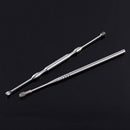 Stainless Steel Spiral Ear Pick Spoon Double Head Digging Suit Tool Manual Massager