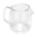 600ML Heat Resistant Clear Glass Coffee Tea Pot Leaf With Strainer Filter Infuser