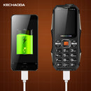 KECHAODA K112 2.4 Inch 3200mAh Power Bank With FM Flashlight Dual Camera 3 SIM Card 3 Standby Feature Phone