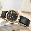 HOREDAR 306 Casual Style Women Wrist Watch Elegant Leather Strap Quartz Watches