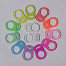 Silicone pacifier clip Ring Tie of Random Color U4A5