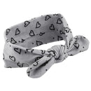 Hairband,Baby Rabbit Ears Elastic Heart Bowknot Headband X3L6