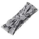 Hairband,Baby Rabbit Ears Elastic Heart Bowknot Headband V9A4