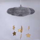 Lovely Baby Mobile Cotton Moon And Star Tent Wall Hanging Decor Toys Photo  S7L1