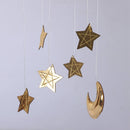 Lovely Baby Mobile Cotton Moon And Star Tent Wall Hanging Decor Toys Photo  S7L1