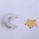 Lovely Baby Mobile Cotton Moon And Star Tent Wall Hanging Decor Toys Photo  S7L1