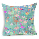 Honana 45x45cm Pillow Case Home Decoration Flamingo Palm Leaf Design 16 Optional Patterns