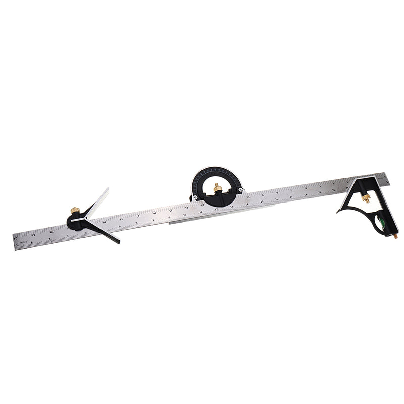 300mm/600mm Multi-function Combination Square Angle Ruler High Precision Protractor Carpenter Measuring Tool