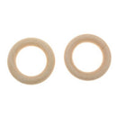 Pack of 10 5.5cm Wood Loop Ring Wood Material for DIY Jewelry Findings Key  A3A3