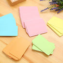 100 memory cards Blank DIY graffiti word cards net Small memo pad blocks Me E4J7