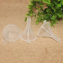 New Mini plastic travel funnels for small samples, 10 pcs E5G8