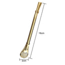 6 Pieces Smooth Stainless Steel Yerba Mate Tea Bombilla Straws Filtered Spo A4J6