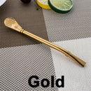 6 Pieces Smooth Stainless Steel Yerba Mate Tea Bombilla Straws Filtered Spo A4J6