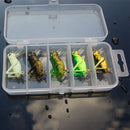 5 Pcs Luminous Fishing Lure Artificial Locust Grasshopper Lures Insect Shap
