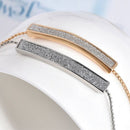 Elegant Women's Bracelet Long Stripes Rhinestone Chain Adjustable Jewelry R T1X9