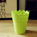 Plastic lace vase flowerpot factory pot home office decoration accessories- U6P9