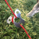 Multifunctional 3 Holes Outdoor EDC Tools Camping Tent Tools Quick Knot Tools