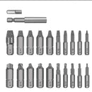 22PCS Damaged Screw Extractor Set for Broken Screw Bolt Extractor Screw Remover Tool