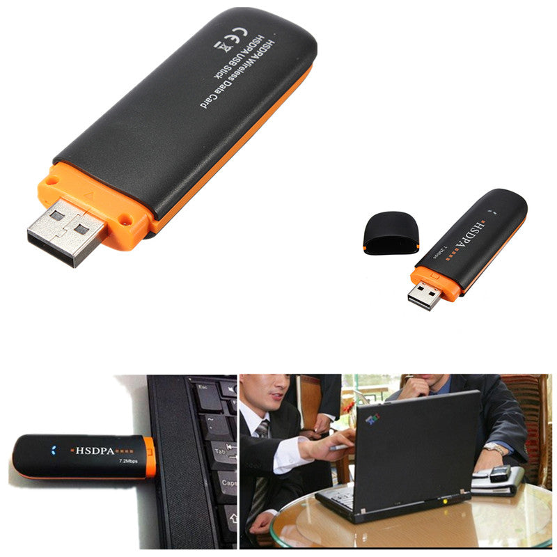 LEORY HSUPA USB STICK SIM Modem 7.2Mbps 3G Wireless Data Network Card USB dongle