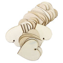Blank Wooden Heart Embellishments for Crafts Pack of 25 I9Z9