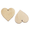 Blank Wooden Heart Embellishments for Crafts Pack of 25 I9Z9