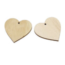 Blank Wooden Heart Embellishments for Crafts Pack of 25 I9Z9