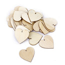Blank Wooden Heart Embellishments for Crafts Pack of 25 I9Z9