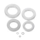 Metric Washer Mixed (200 Pack) M3 M4 M5 & M6 Form A Thick Flat Washers Stai