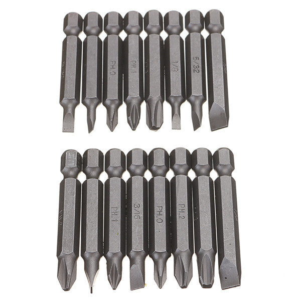 20pcs  1/4 Inch Hex Shank Drill Screwdriver Bit Driver Swivel Head Quick Change Tool