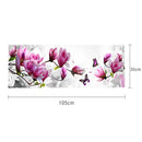 DIY 5D Diamond Embroidery Butterflies play Magnolia Round Diamond Painting  W7W5