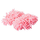 Slippers with mop cover, clean the bathroom (pink) A1M5