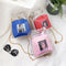 Women Small Bucket Bags Spray Map Plastic Transparent Totes Composite Chain T6Y3