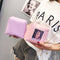 Women Small Bucket Bags Spray Map Plastic Transparent Totes Composite Chain T6Y3
