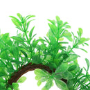 Curve Artificial Plastic Water Plant Decor For Fish Tank Ornament Circular