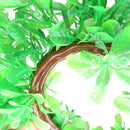 Curve Artificial Plastic Water Plant Decor For Fish Tank Ornament Circular